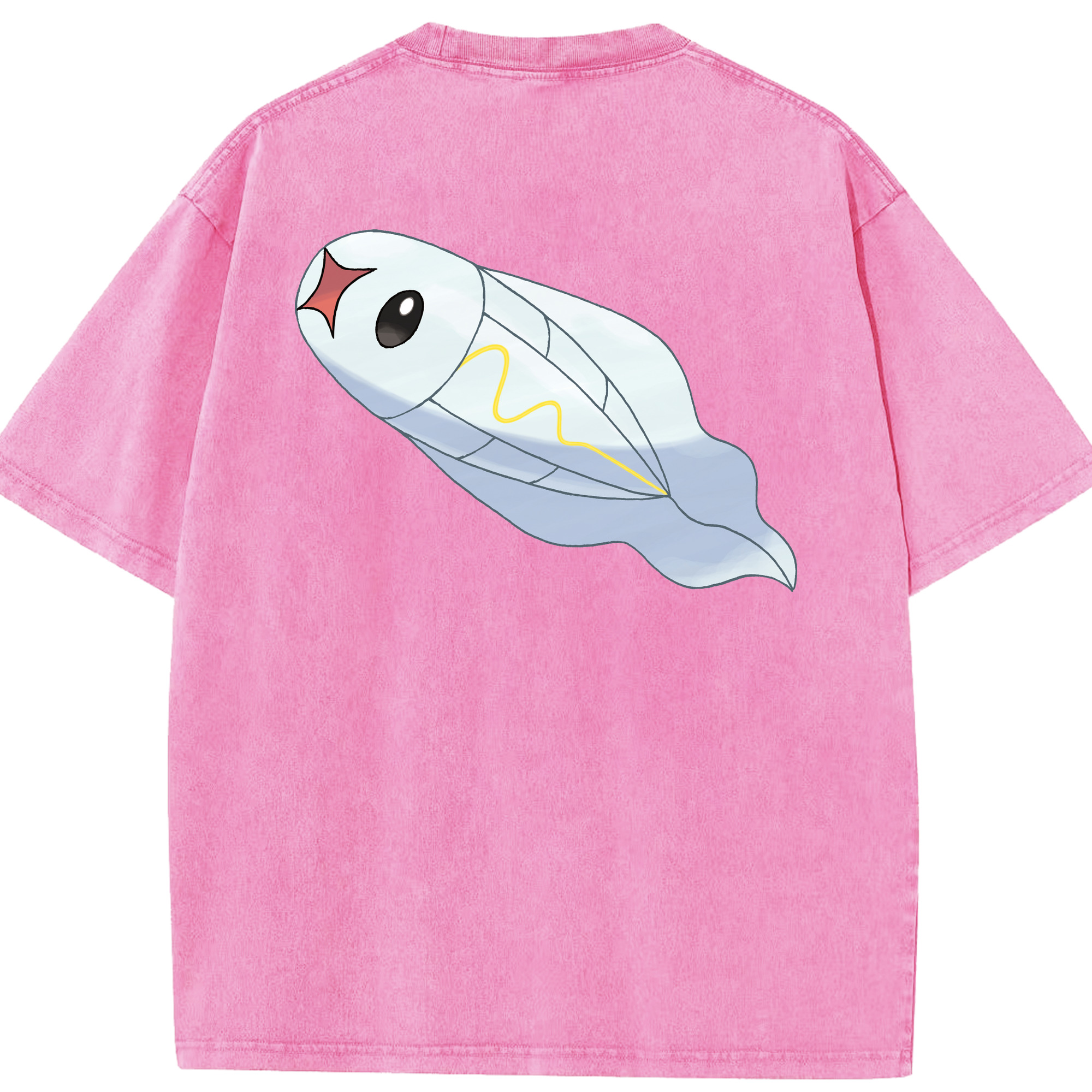 （画像用） ポケットモンスター Pokémon 綿100% ヴィンテージ風 半袖Tシャツ（背面プリント）